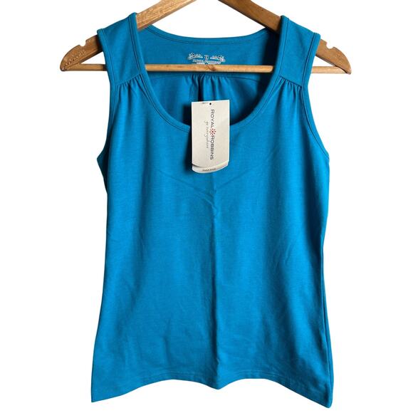 NWT Royal Robbins Women Small Essential Tank Top UPF Protection Blue - Picture 1 of 6